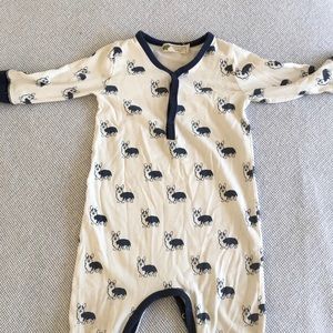 Monica and Andy Corgi Onesie